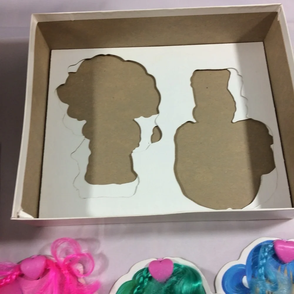 Vintage Pigtails & Ponytails Matching Game - Incomplete  - 1989 Parker Brothers